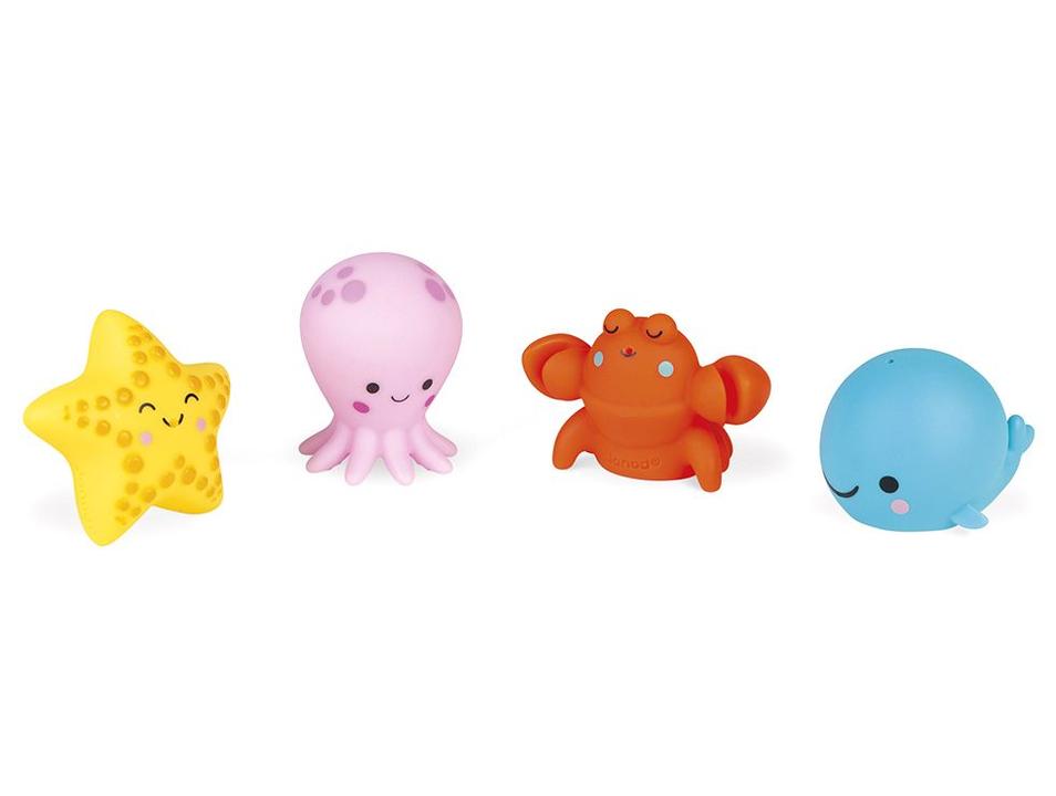 Brinquedo para Banho Espirra Água Janod 4 Peças - 1