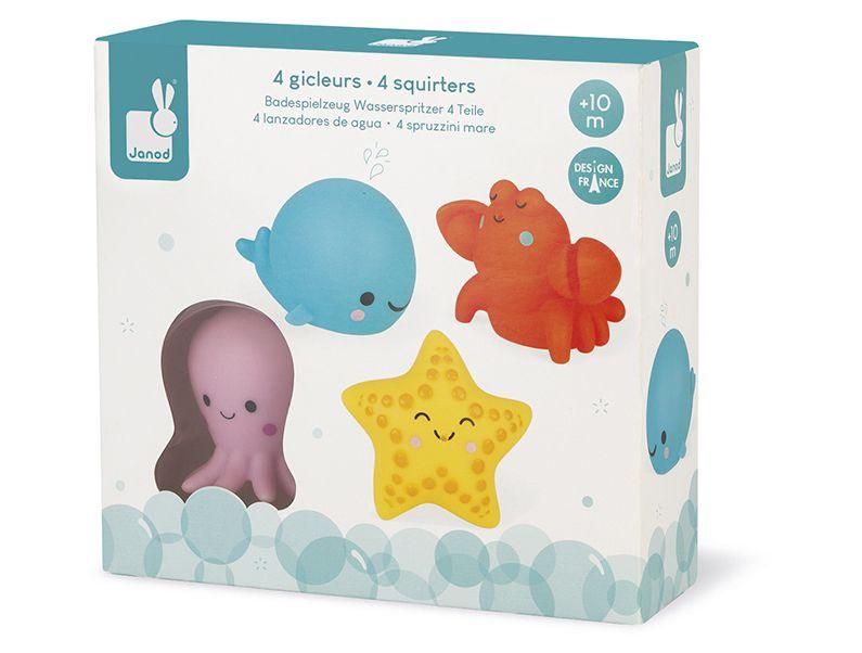 Brinquedo para Banho Espirra Água Janod 4 Peças - 11