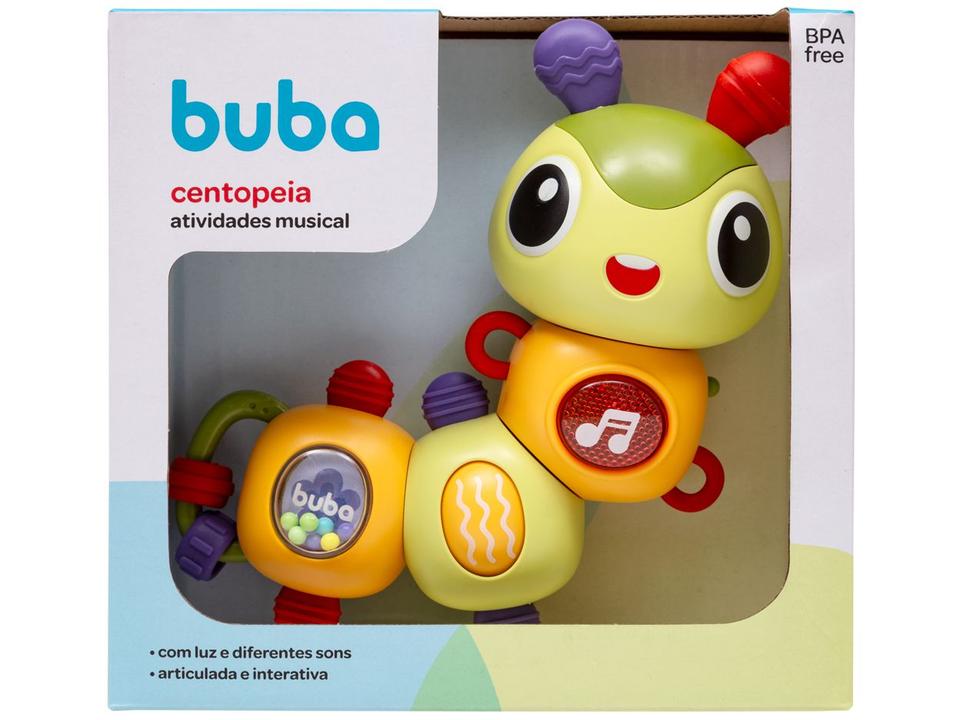 Brinquedo para Bebê Centopeia Atividades Musical - Buba - 6