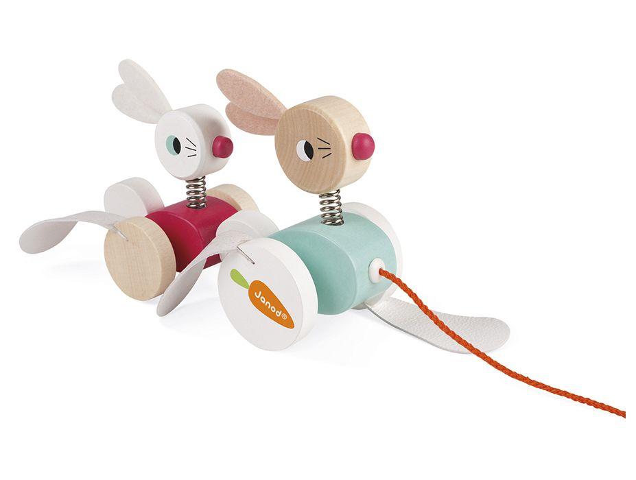 Brinquedo para Bebê Coelhos para Passear - 4