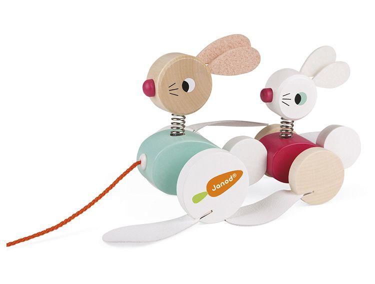 Brinquedo para Bebê Coelhos para Passear - 2