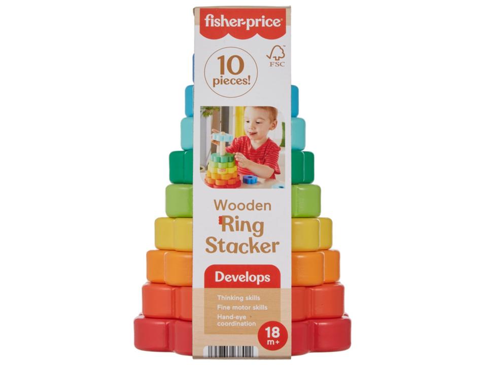 Brinquedo para Bebê Fisher-Price Anéis Empilháveis - 3