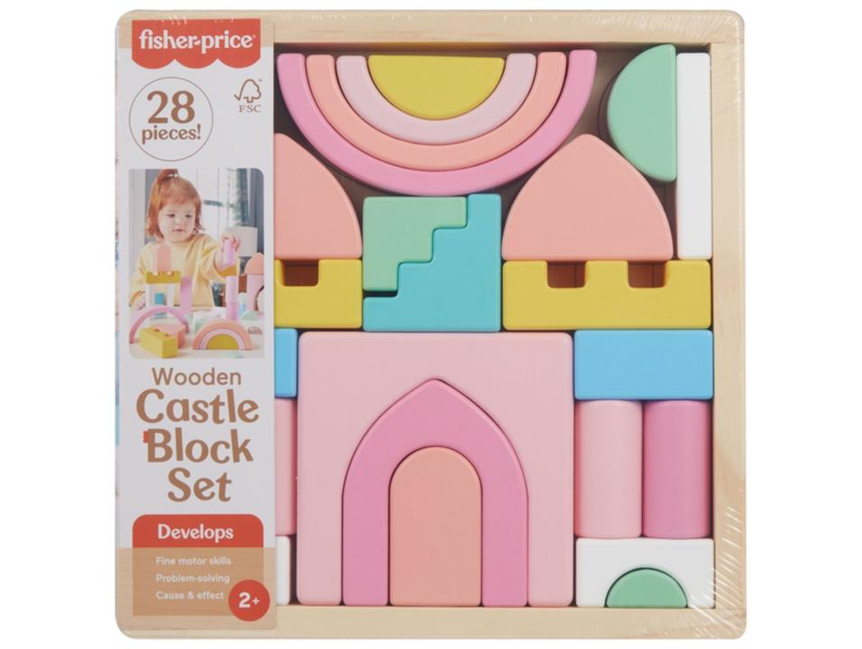 Brinquedo para Bebê Fisher-Price Castelo de Blocos - 3