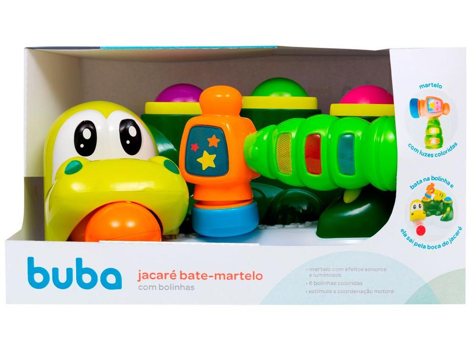 Brinquedo para Bebê Jacaré Bate-martelo Buba - 8 Peças - 8