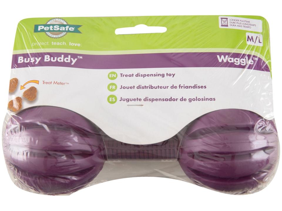 Brinquedo para Cachorro Osso de Borracha Busy Buddy Waggle PetSafe - 5