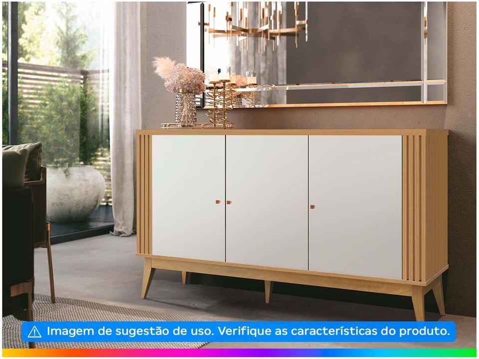Buffet 3 Portas 1 Gaveta EDN Móveis Argo - 1