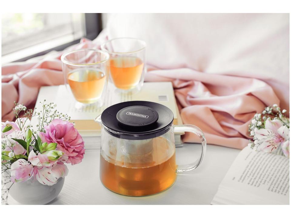 Bule de Café e Chá com Infusor de Vidro 900ml Tramontina - 2