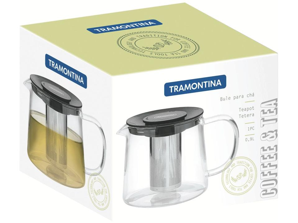 Bule de Café e Chá com Infusor de Vidro 900ml Tramontina - 5