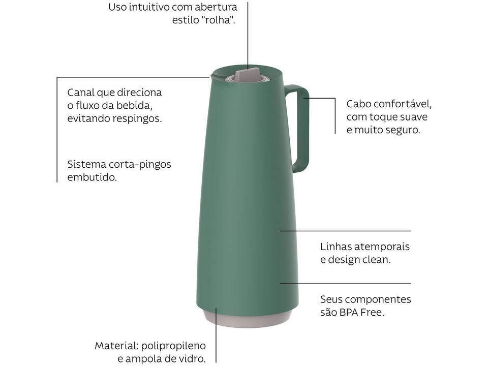 Bule de Café e Chá Térmico de Polipropileno - 1