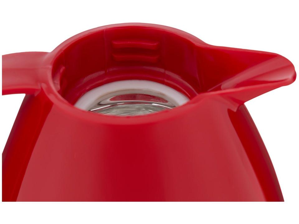 Bule de Café Térmico de Polipropileno Vermelho - 5