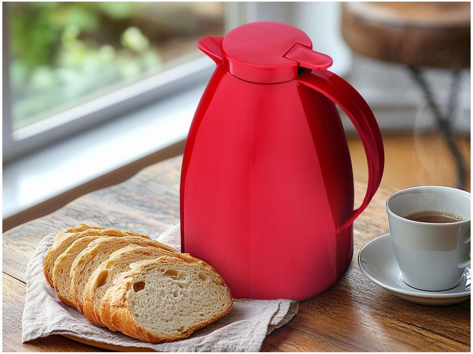 Bule de Café Térmico de Polipropileno Vermelho - 1