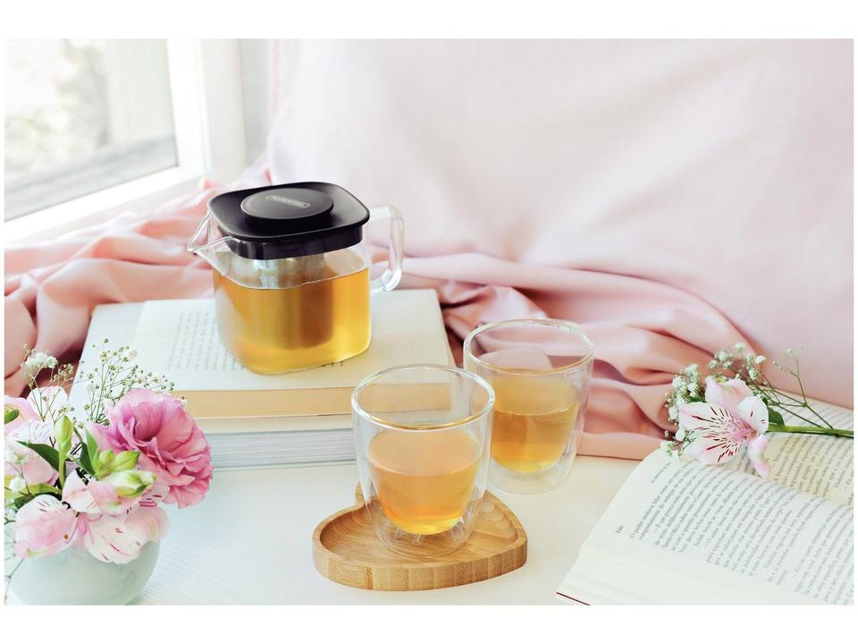 Bule de Chá com Infusor de Vidro 600ml Tramontina 61762090 - 4