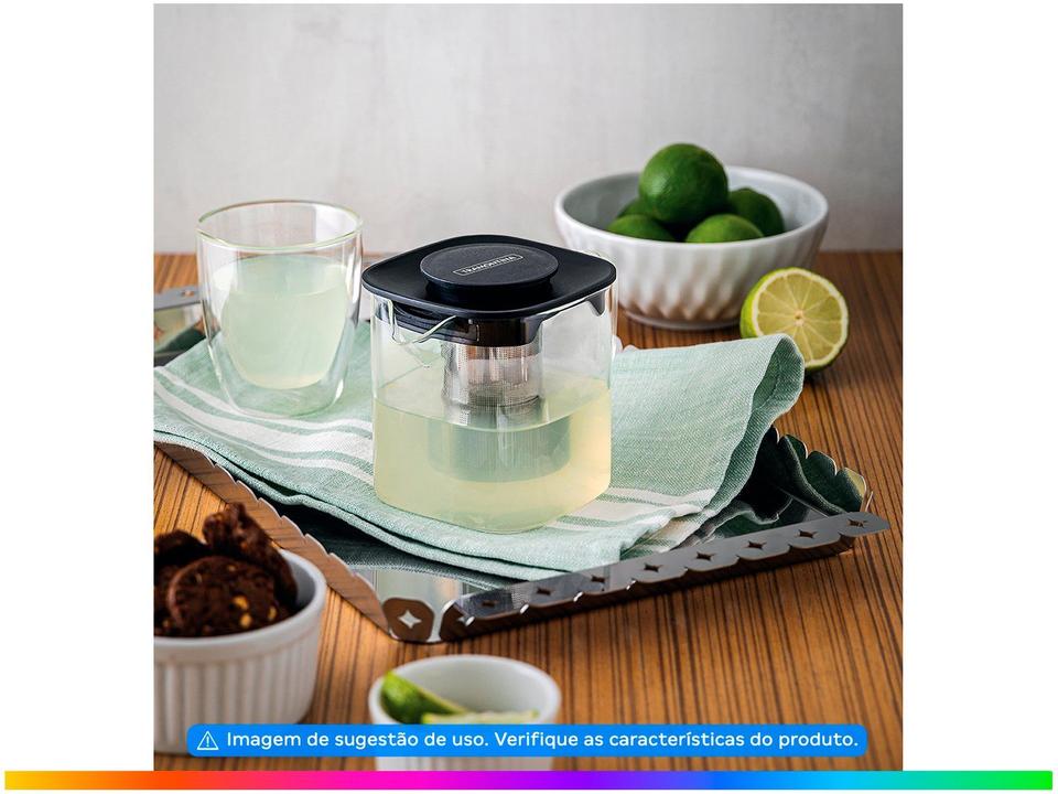 Bule de Chá com Infusor de Vidro 600ml Tramontina 61762090 - 1