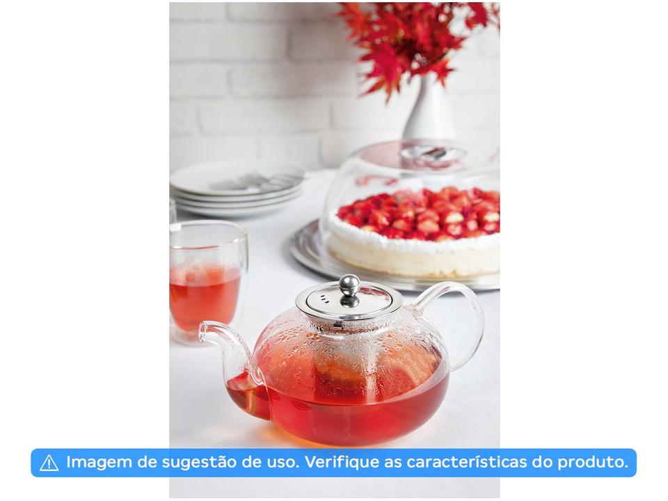 Bule de Chá com Infusor Transparente 1L Tramontina 61764100 - 7