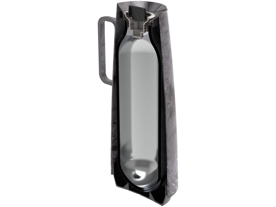 Bule de Chá e Café de Plástico Cinza 1L Tramontina Exata - 4