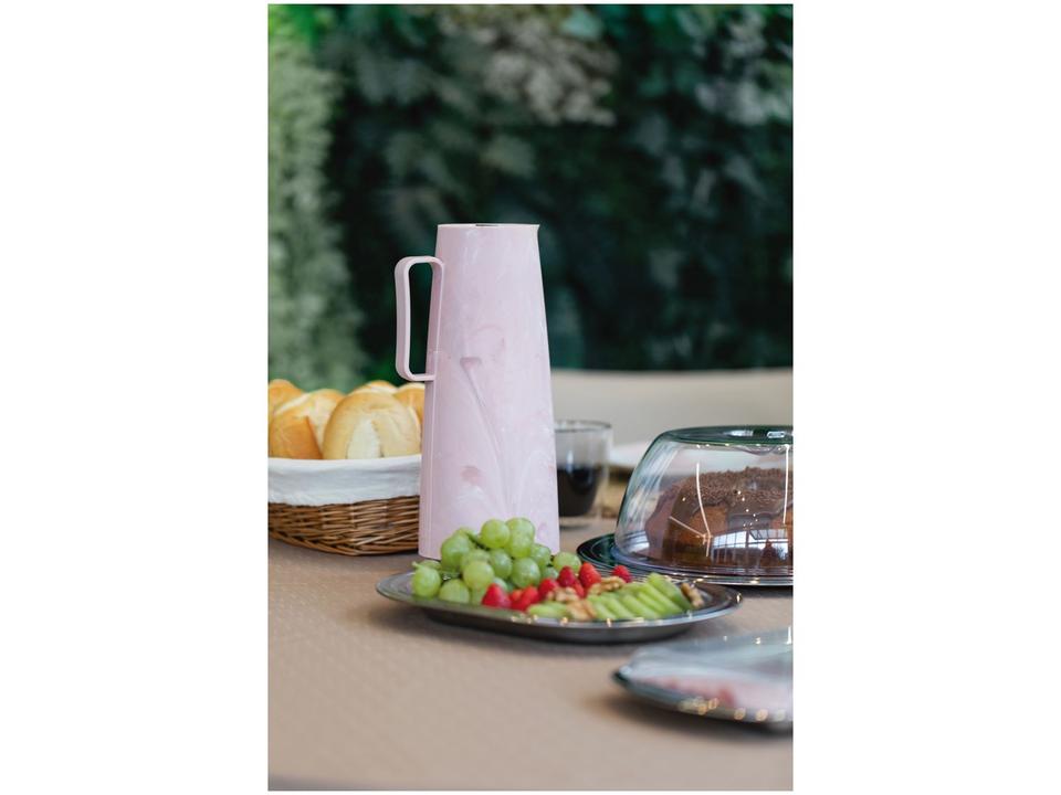 Bule de Chá e Café de Polipropileno Rosa 1L Tramontina Exata - 2