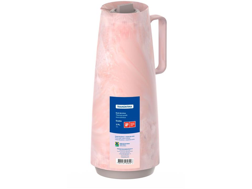 Bule de Chá e Café de Polipropileno Rosa 1L Tramontina Exata - 3
