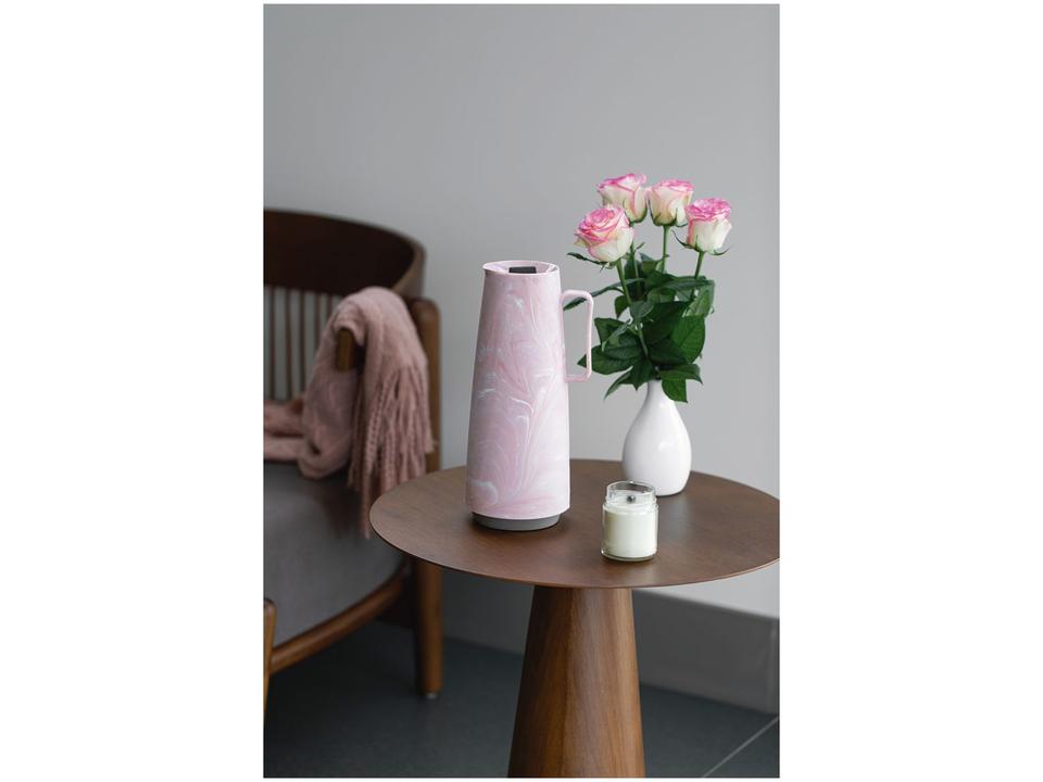 Bule de Chá e Café de Polipropileno Rosa 1L Tramontina Exata - 1