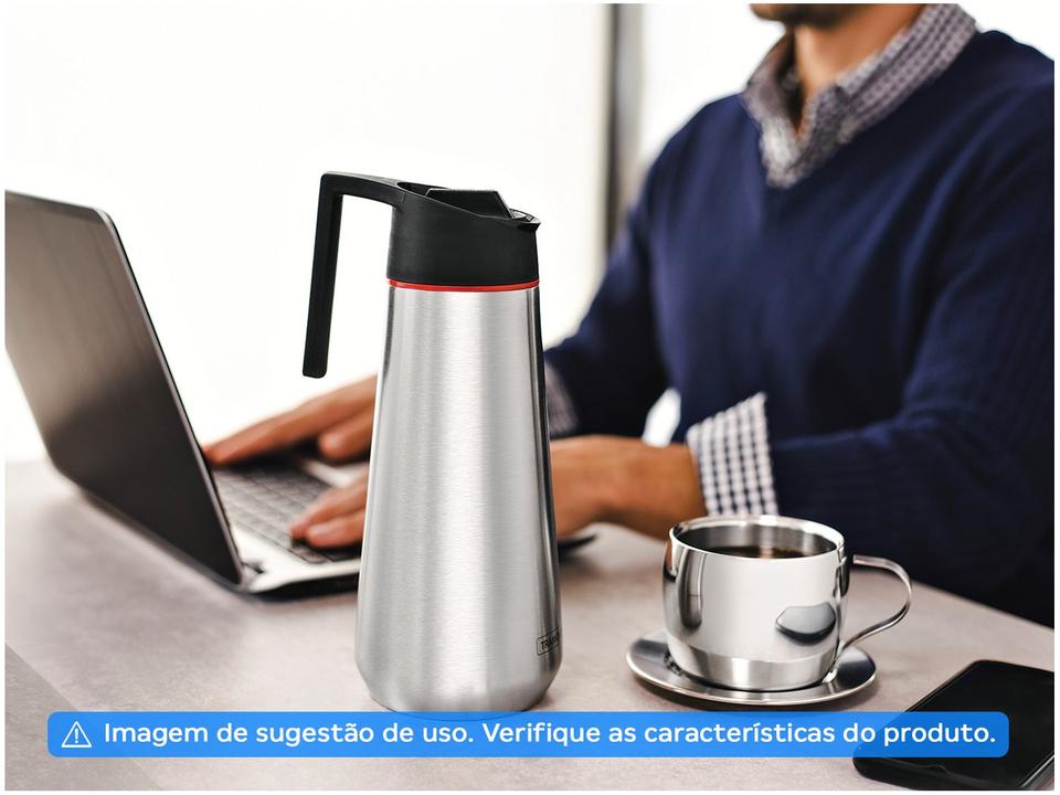 Bule de Chá e Café Térmico com Tampa 1L Tramontina Exata 61638100 - 1