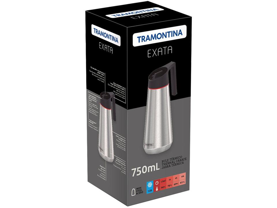 Bule de Chá e Café Térmico com Tampa 750ml Tramontina Exata 61638070 - 6