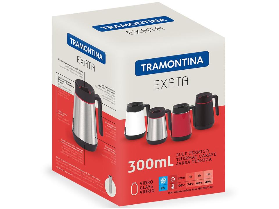 Bule de Chá e Café Térmico com Tampa e Infusor 300ml Tramontina Exata 61644034 - 9