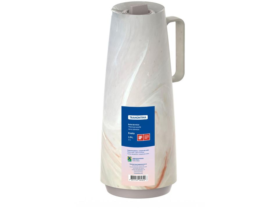 Bule de Chá e Café Térmico de Plástico Creme 1L Tramontina Exata - 4