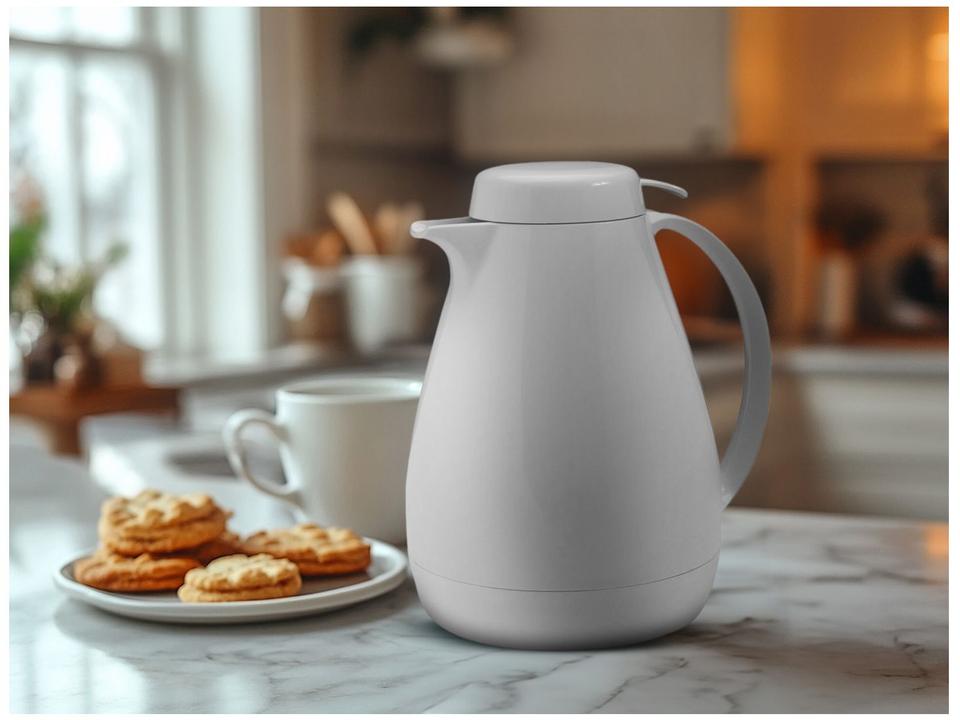 Bule Térmico 700ml Branco - 1