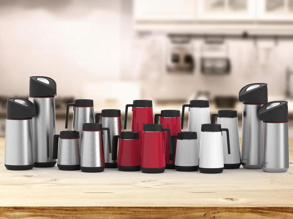 Bule Térmico 750ml Vermelho Tramontina - 1