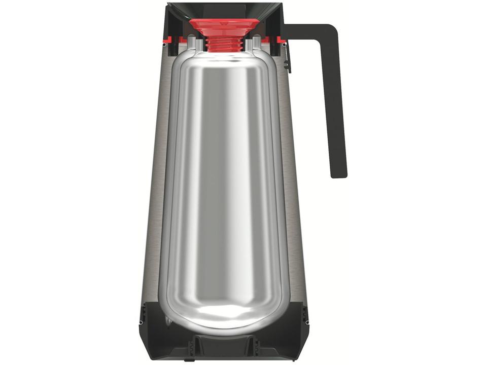 Bule Térmico de Aço Inox Preto com Tampa 300ml Tramontina Exata - 3