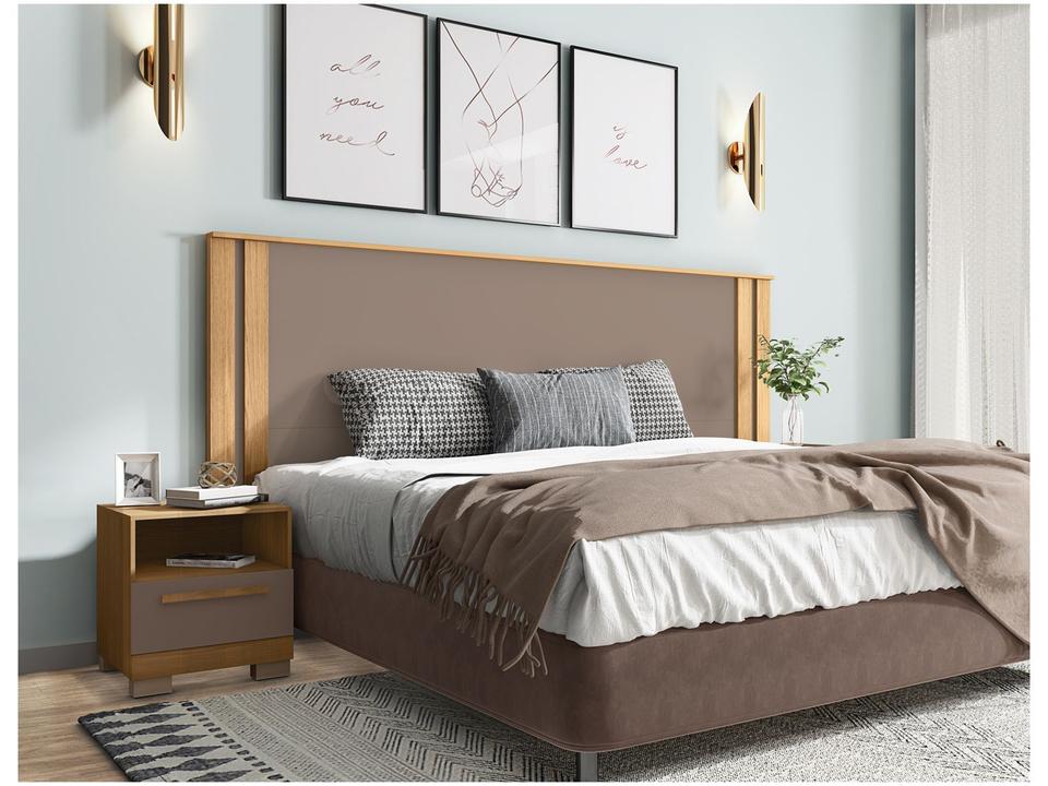 Cabeceira Casal Caemmun Éden Cacao e Lamina Mel - 4