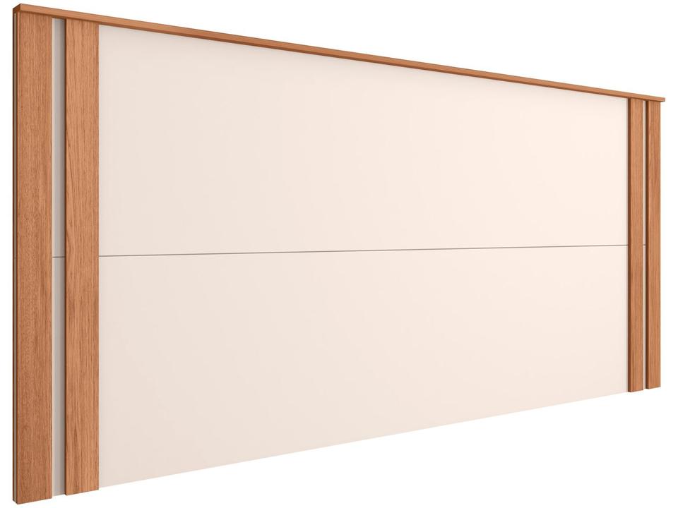 Cabeceira Casal Caemmun Éden Off White e Freijó - 6