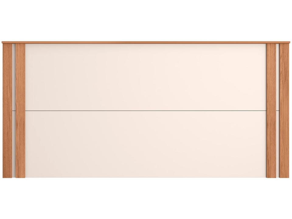 Cabeceira Casal Caemmun Éden Off White e Freijó - 5