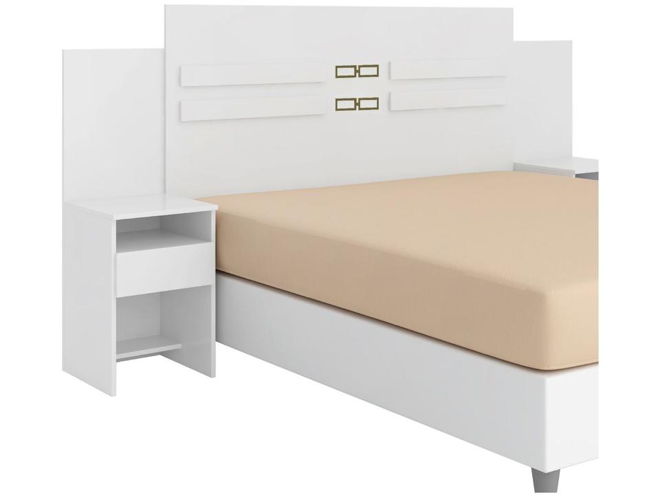 Cabeceira Casal e Queen MDP com 2 Prateleira 2 Mesas - 8