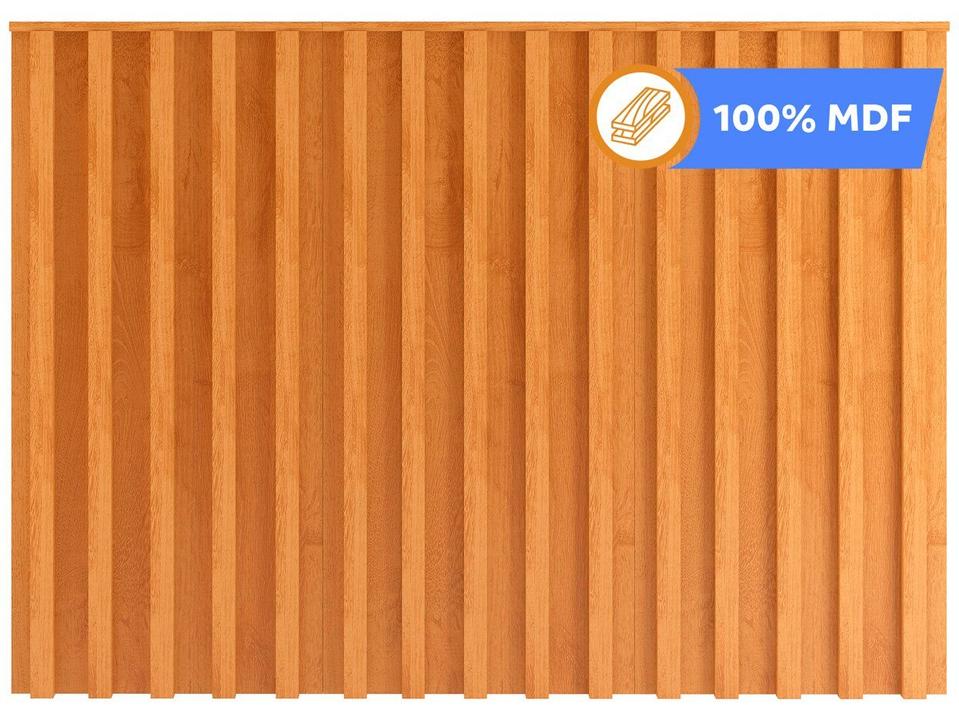 Cabeceira Casal Ripada Pintura UV Móveis Europa - 1