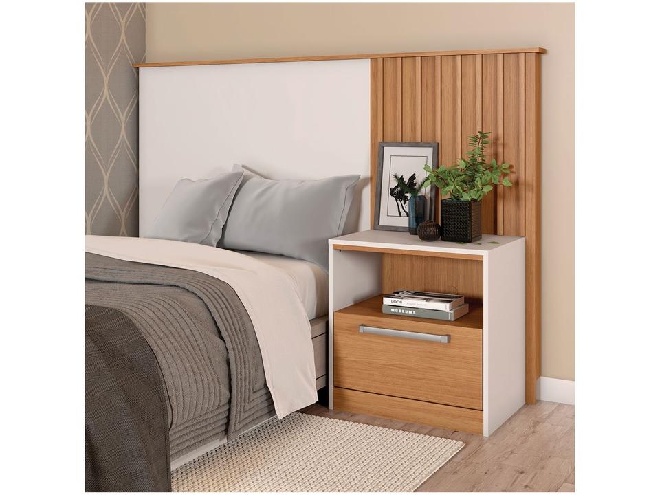 Cabeceira Solteiro Caemmun Lucila Freijo e Off White - 3