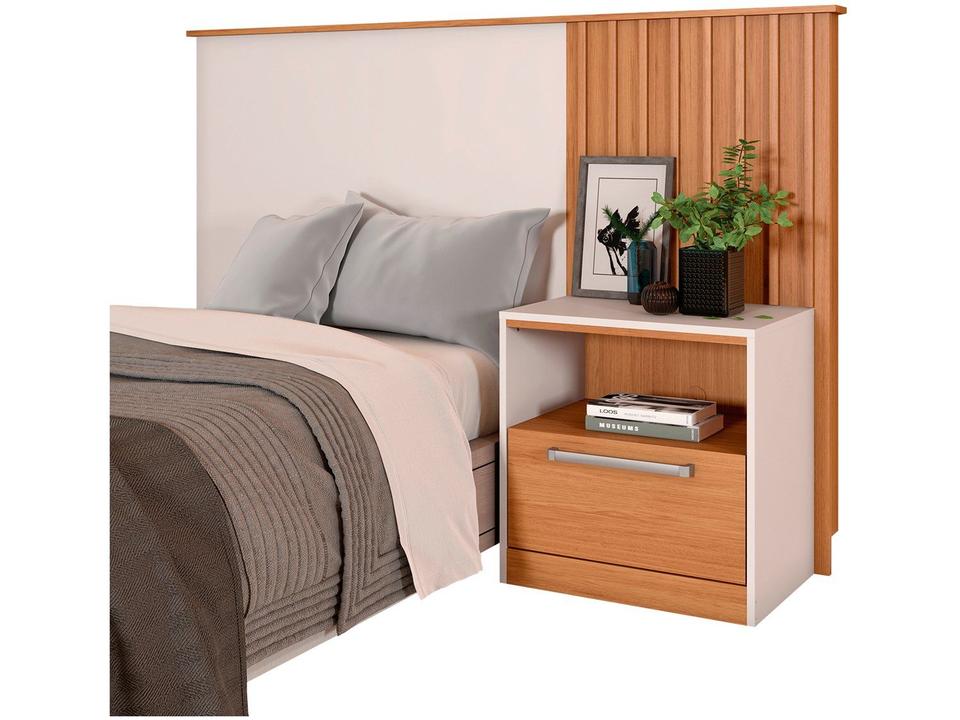 Cabeceira Solteiro Caemmun Lucila Freijo e Off White - 4