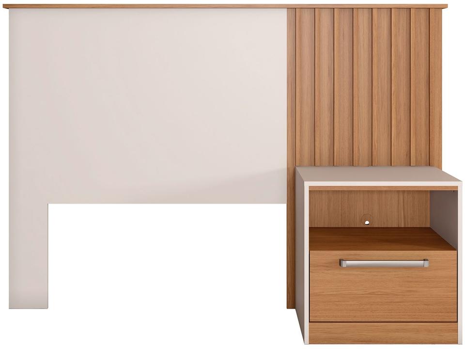 Cabeceira Solteiro Caemmun Lucila Freijo e Off White - 5