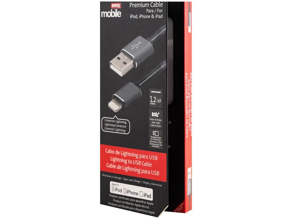 Cabo Lightening 1,2m Easy Mobile - 4