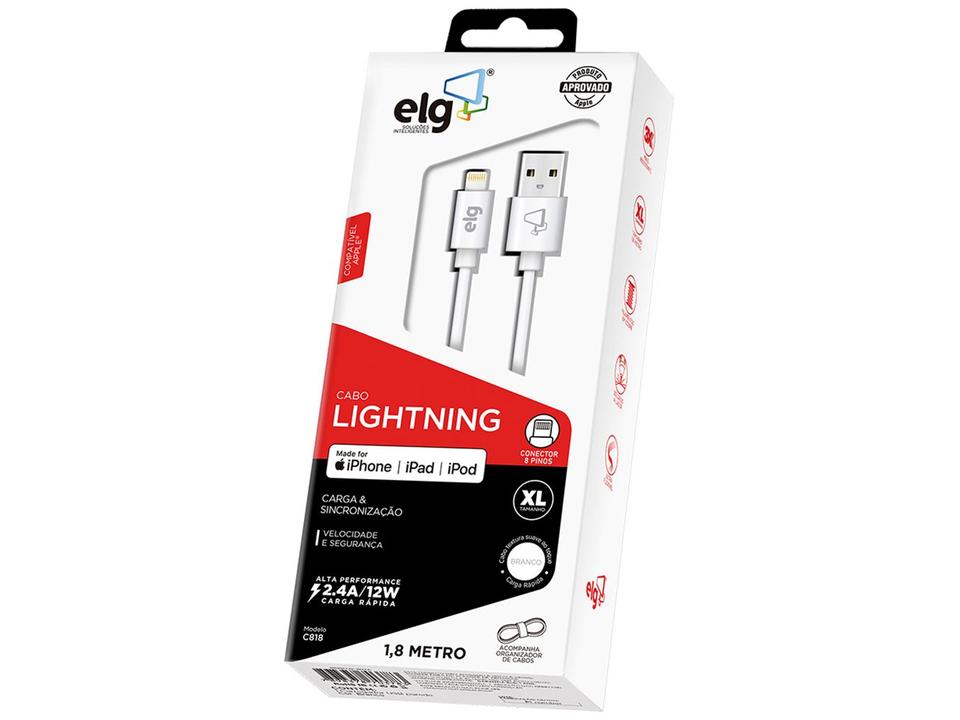 Cabo Lightning iPod iPhone iPad 1,8m - 2