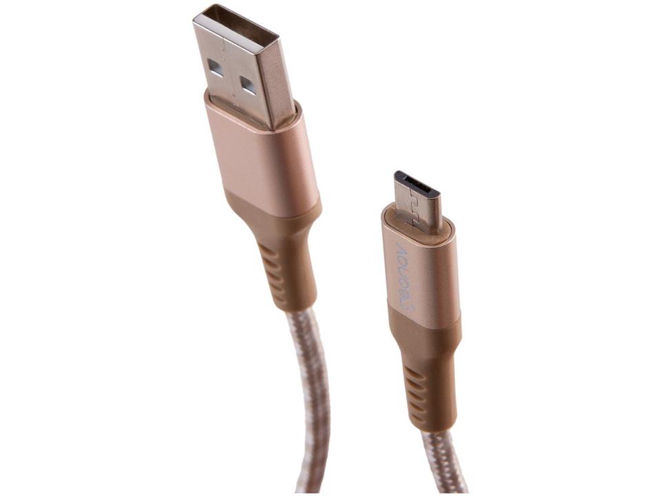 Cabo Micro USB Universal 1,5m Ultraresistente Geonav MIC15G - 3
