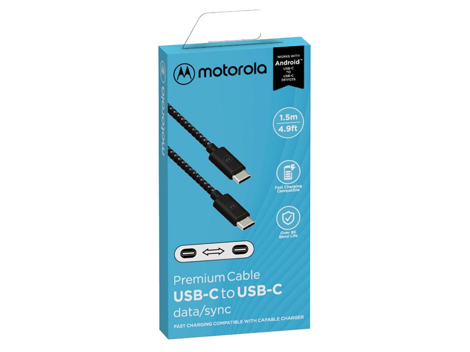 Cabo USB-C para USB-C 1,5m Motorola - 4