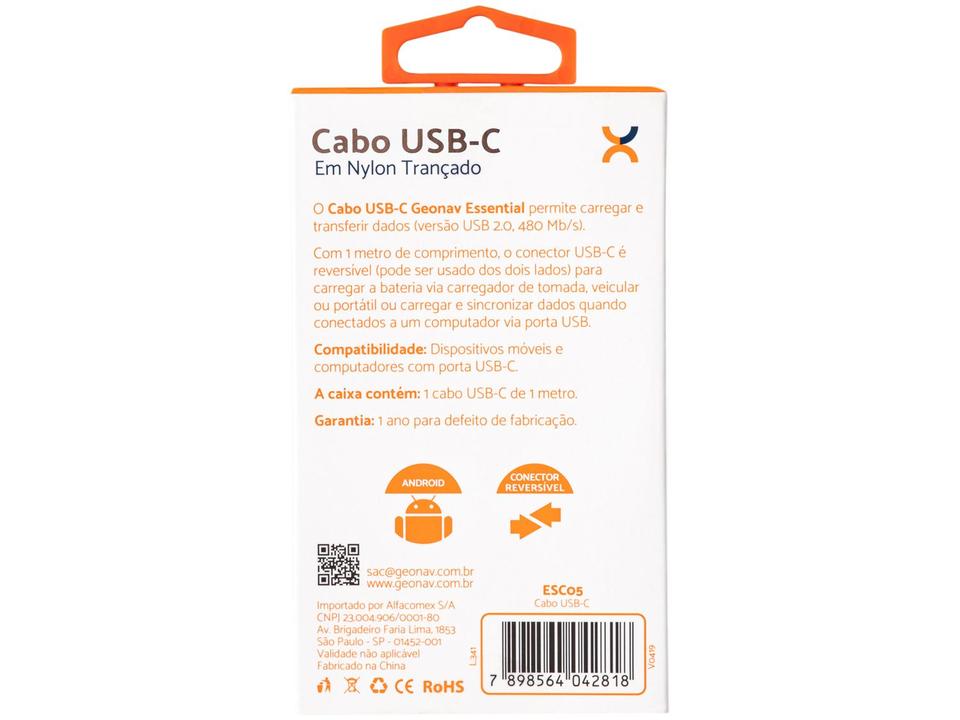 Cabo USB/USB-C 1m Ultraresistente - 5