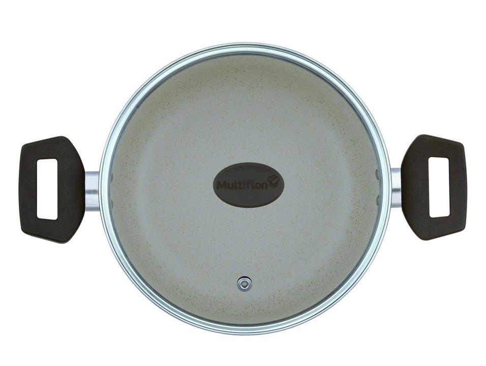 Caçarola Multiflon Antiaderente 20cm 2,7L Bege Ekó - 3