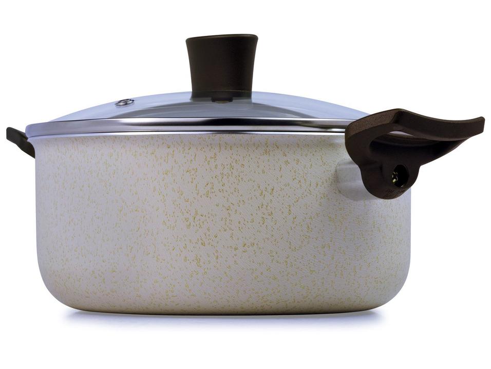 Caçarola Multiflon Antiaderente 20cm 2,7L Bege Ekó - 2