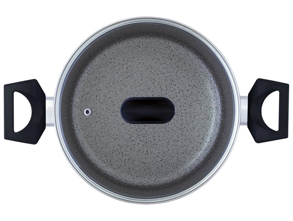 Caçarola Multiflon Antiaderente 22cm 3,4L Grafite Petra+ - 2