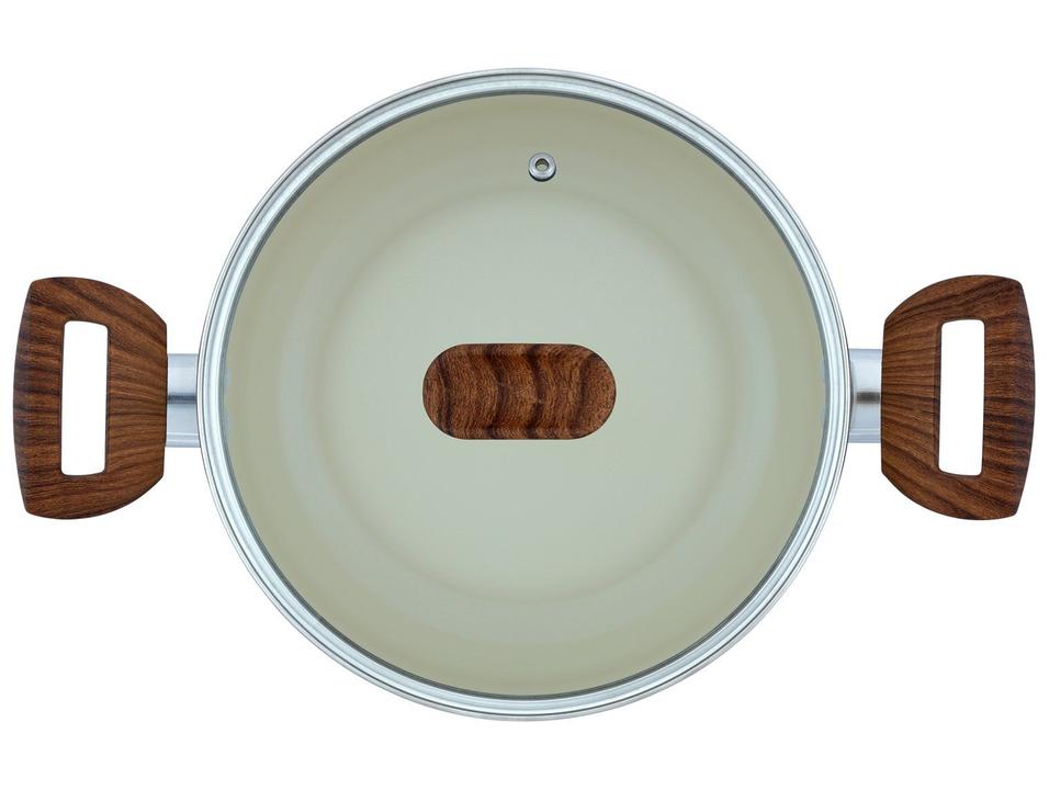 Caçarola Multiflon Antiaderente Cerâmico 20cm 2,5L Bege Capadócia - 3