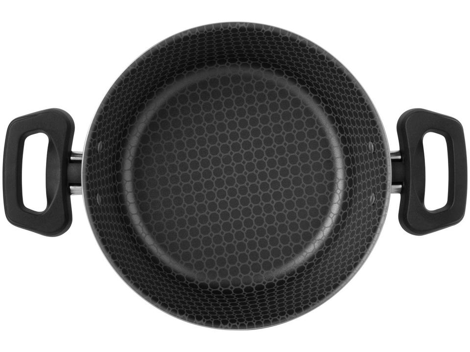 Caçarola Multiflon Antiaderente com Tampa Cinza 2,1L 20cm Essencial - 1