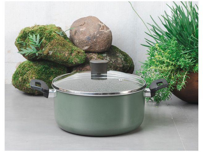 Caçarola Multiflon Antiaderente de Alumínio 24cm 5L Verde Ekó - 1
