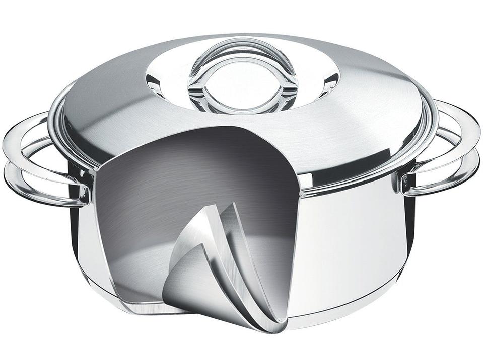 Caçarola Rasa Inox Fundo Triplo 28cm 7,1L Solar Tramontina 62503280 - 2