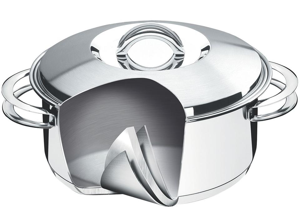 Caçarola Rasa Inox Fundo Triplo 28cm 7,1L Solar Tramontina 62503280 - 2